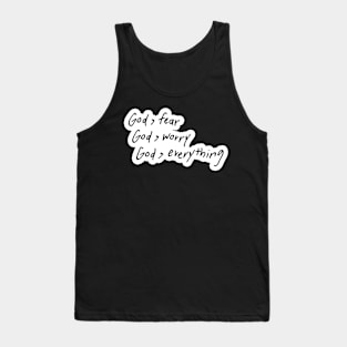 God over everything! Tank Top